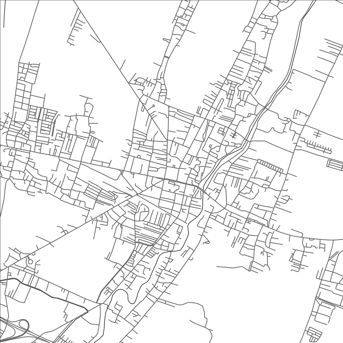 ROAD MAP OF BANGIL, INDONESIA BY MAPBAKES