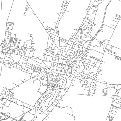 ROAD MAP OF BANGIL, INDONESIA BY MAPBAKES