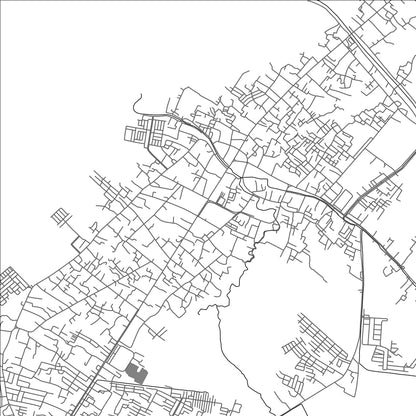 ROAD MAP OF BANGKALAN, INDONESIA BY MAPBAKES