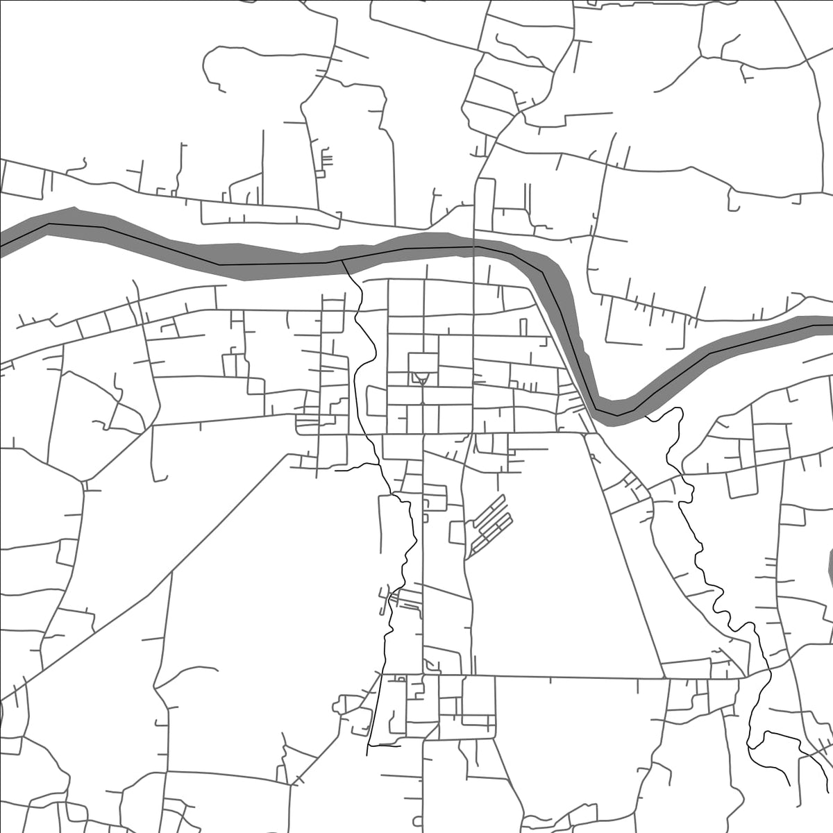ROAD MAP OF BANYUMAS, INDONESIA BY MAPBAKES