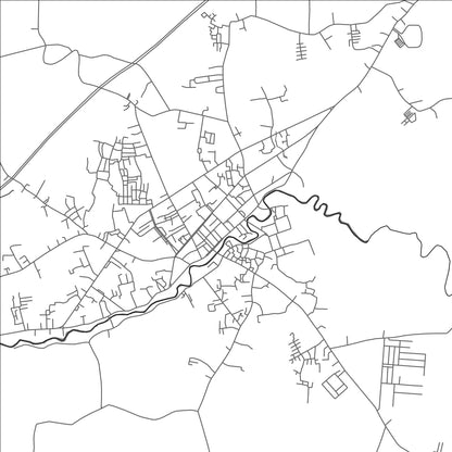 ROAD MAP OF BARABAI, INDONESIA BY MAPBAKES