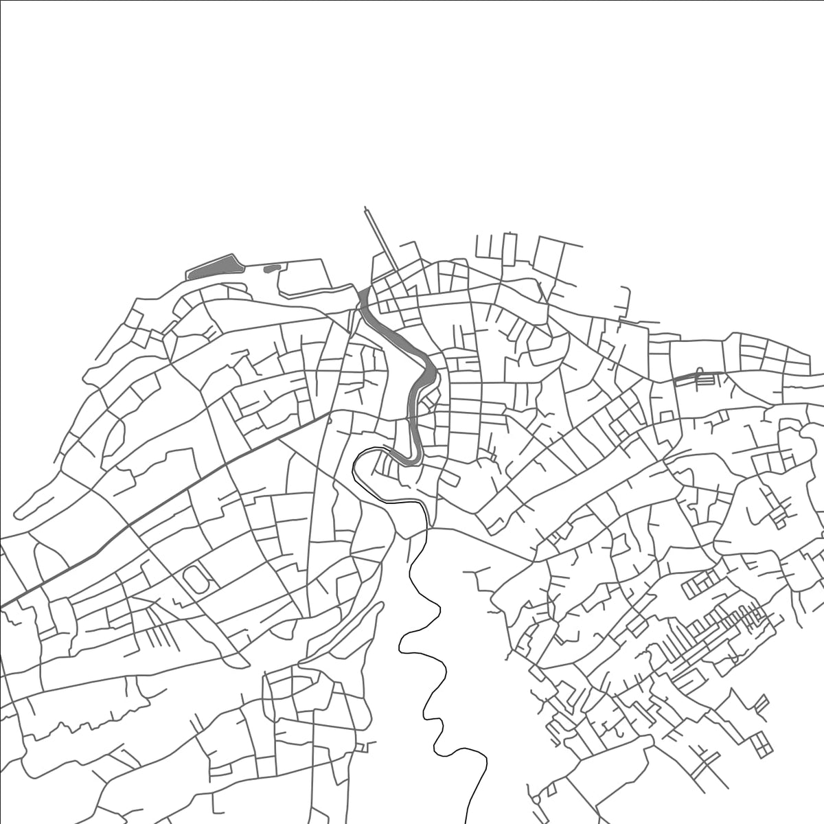 ROAD MAP OF BAUBAU, INDONESIA BY MAPBAKES
