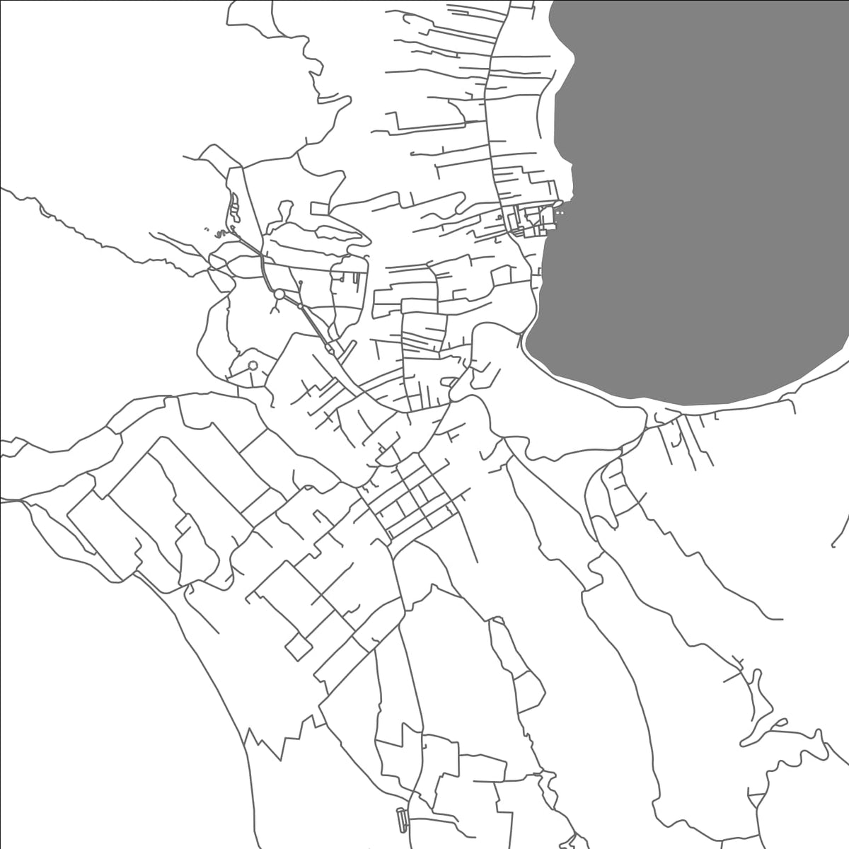 ROAD MAP OF BEDUGUL, INDONESIA BY MAPBAKES