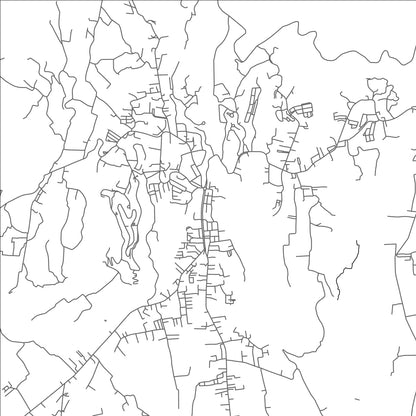 ROAD MAP OF BERASTAGI, INDONESIA BY MAPBAKES