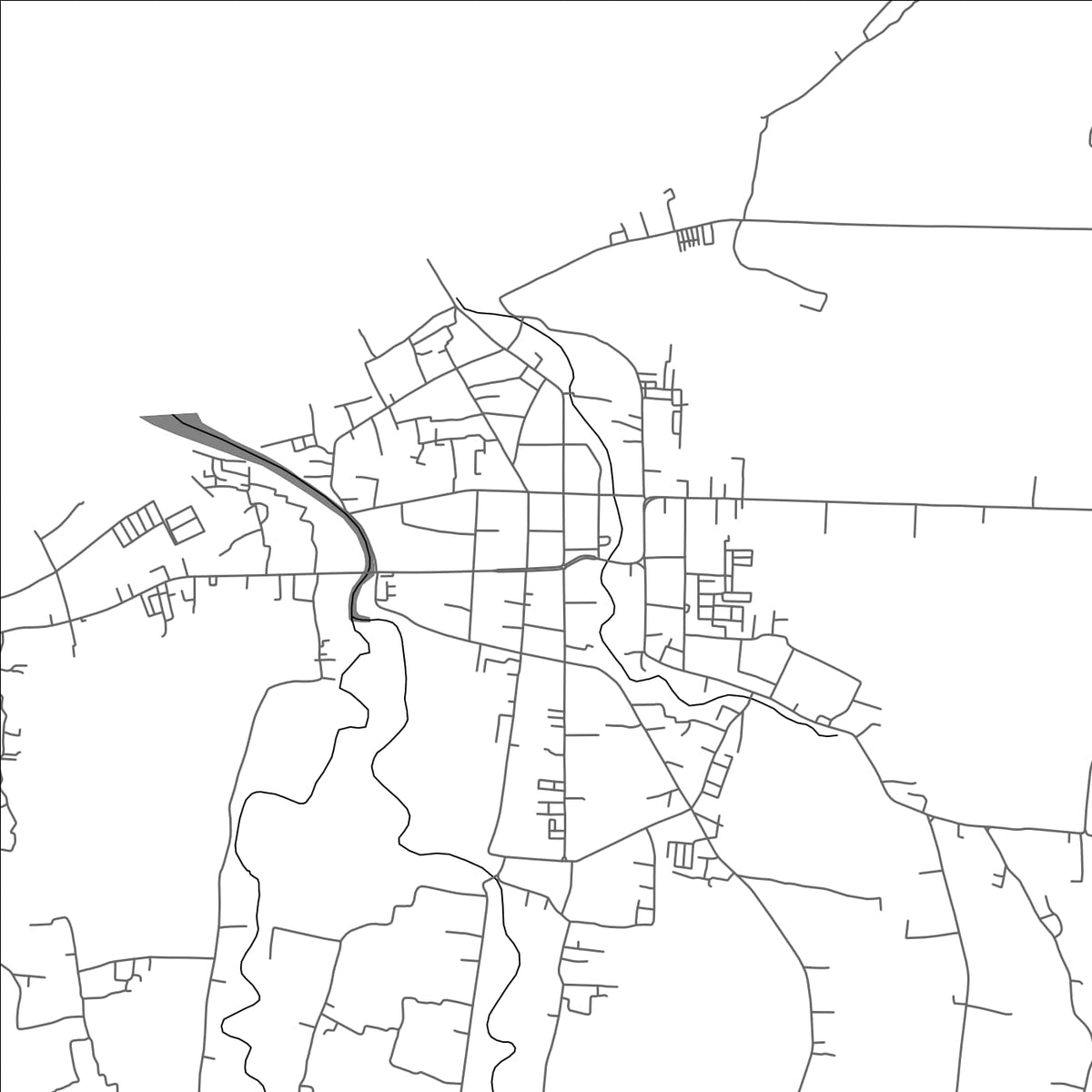 ROAD MAP OF BESUKI, INDONESIA BY MAPBAKES