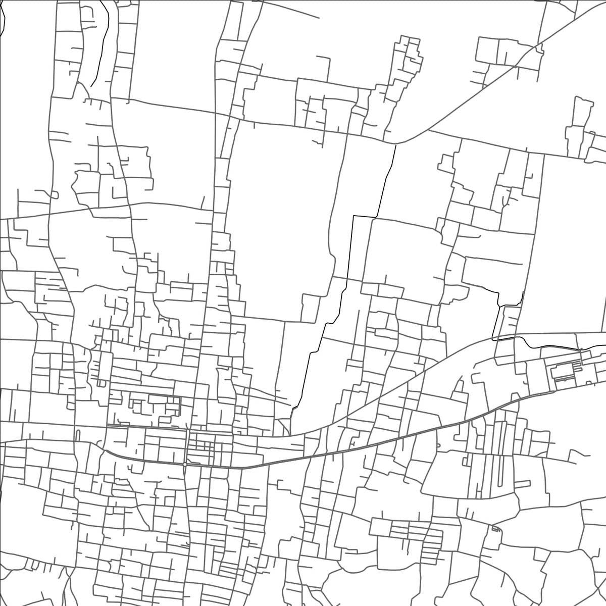 ROAD MAP OF BIREUN, INDONESIA BY MAPBAKES