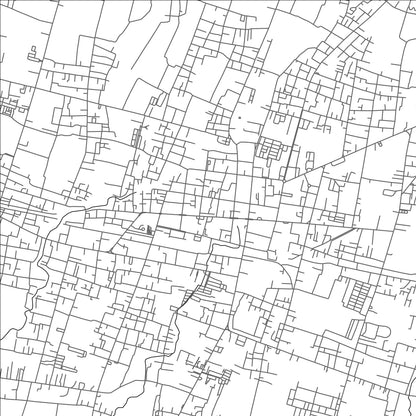 ROAD MAP OF BLITAR, INDONESIA BY MAPBAKES