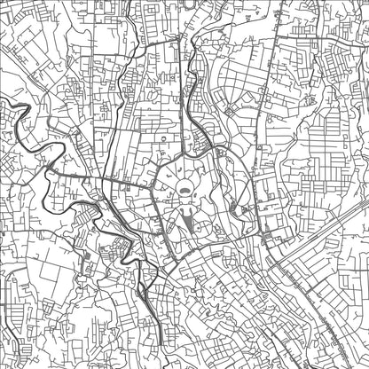 ROAD MAP OF BOGOR, INDONESIA BY MAPBAKES