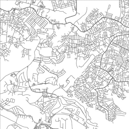 ROAD MAP OF BONTANG, INDONESIA BY MAPBAKES