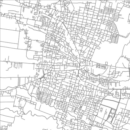 ROAD MAP OF BOYOLALI, INDONESIA BY MAPBAKES