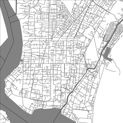 ROAD MAP OF CILACAP, INDONESIA BY MAPBAKES