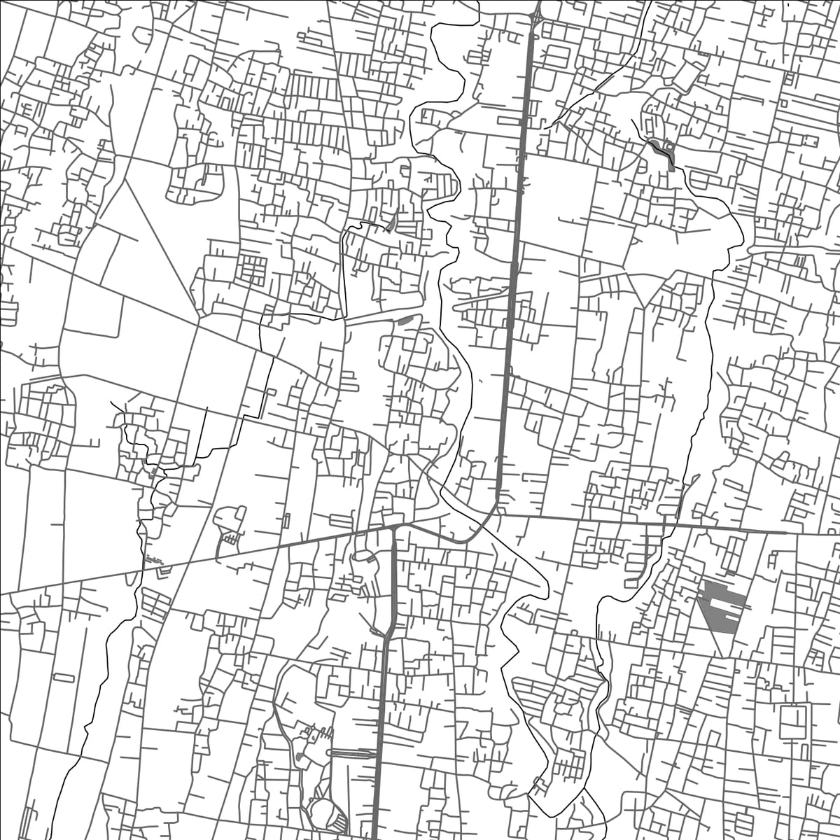 ROAD MAP OF GAMPING LOR, INDONESIA BY MAPBAKES