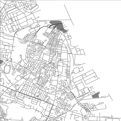 ROAD MAP OF GRESIK, INDONESIA BY MAPBAKES