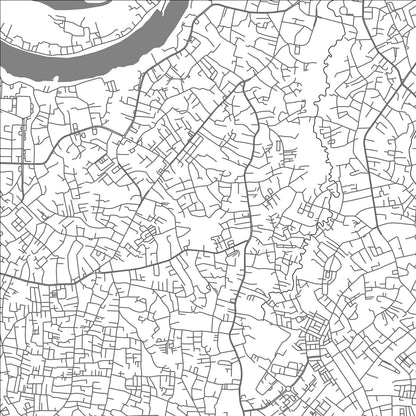ROAD MAP OF JAMBI CITY, INDONESIA BY MAPBAKES