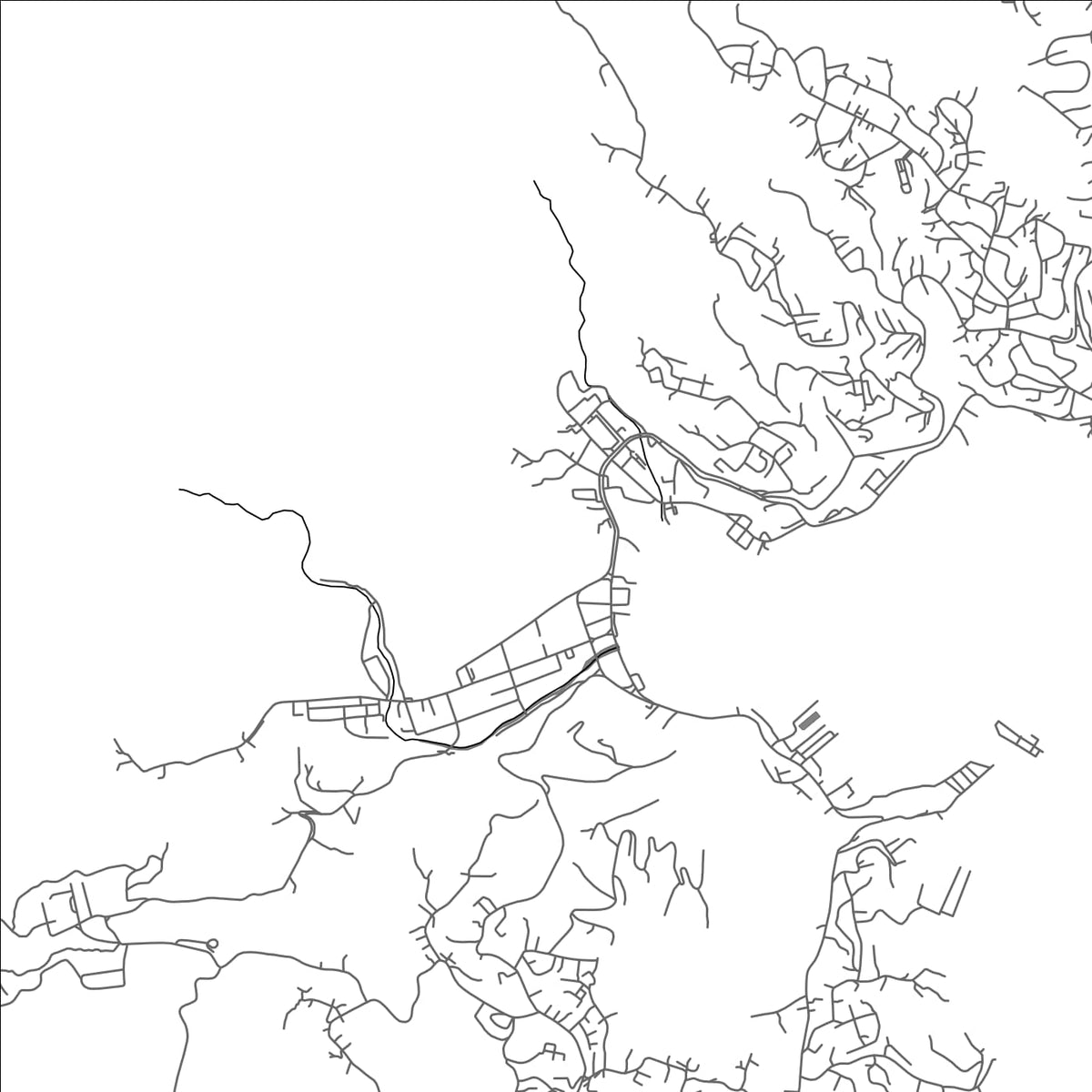 ROAD MAP OF JAYAPURA, INDONESIA BY MAPBAKES