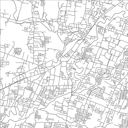 ROAD MAP OF JEMBER, INDONESIA BY MAPBAKES