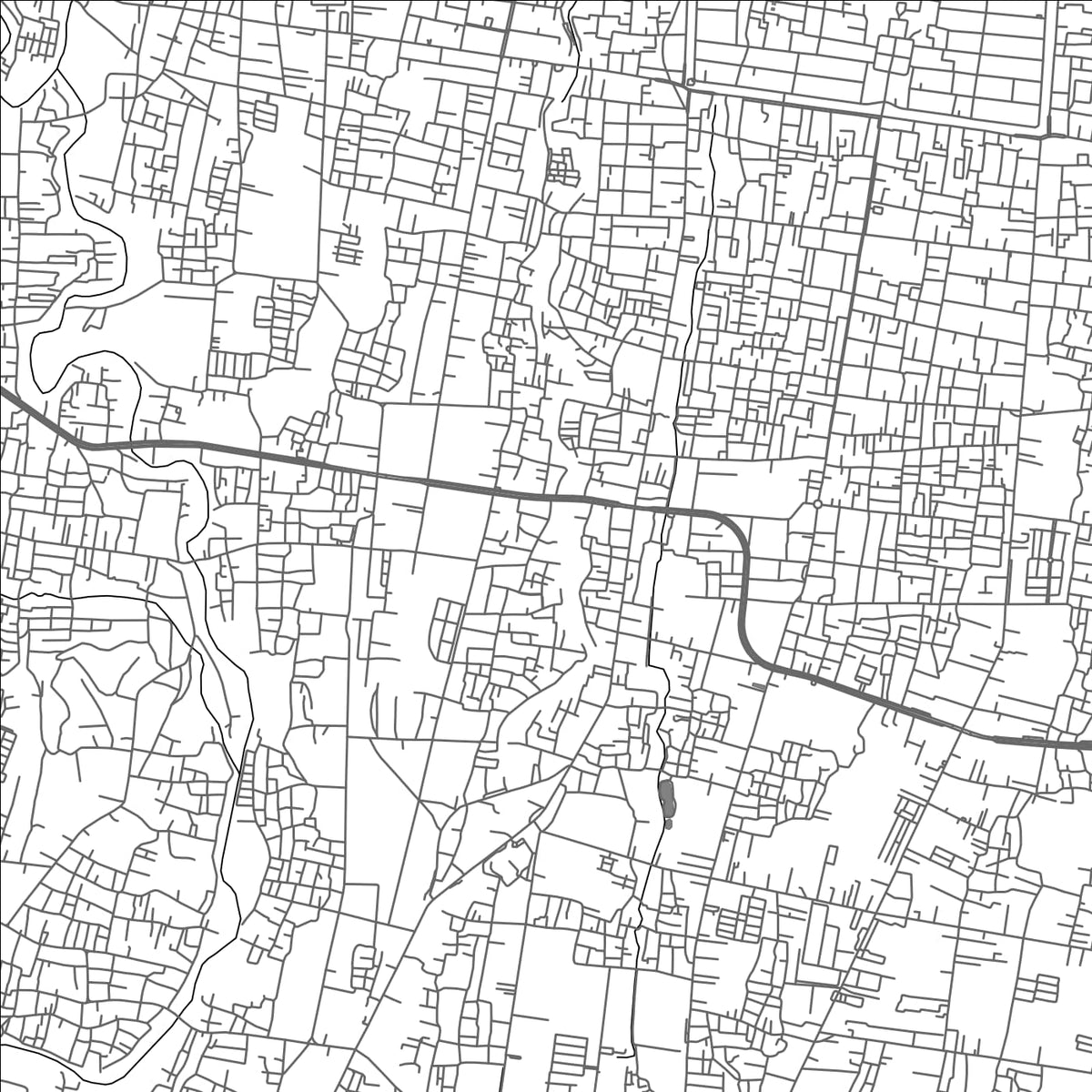 ROAD MAP OF JOGONALAN, INDONESIA BY MAPBAKES