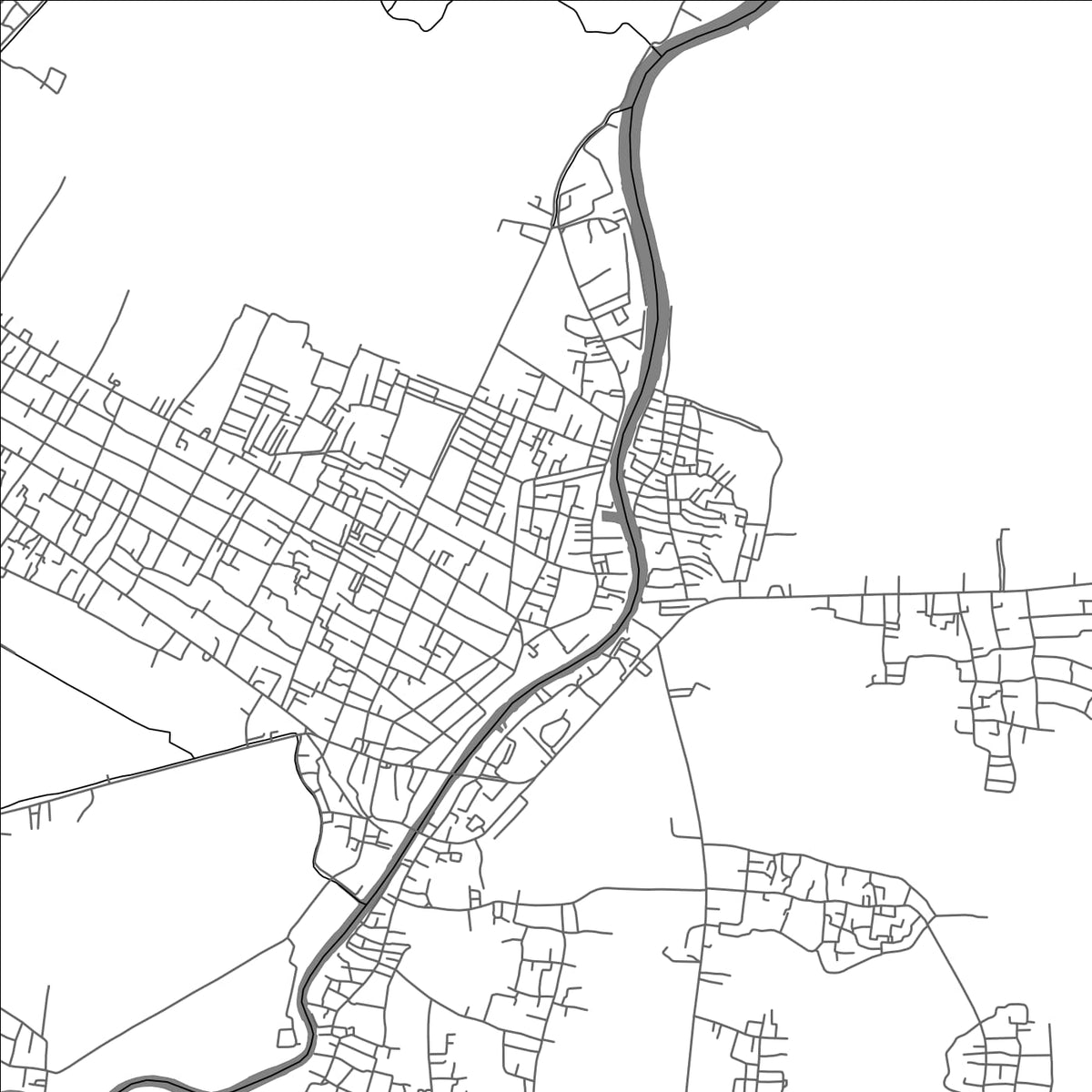 ROAD MAP OF JUWANA, INDONESIA BY MAPBAKES