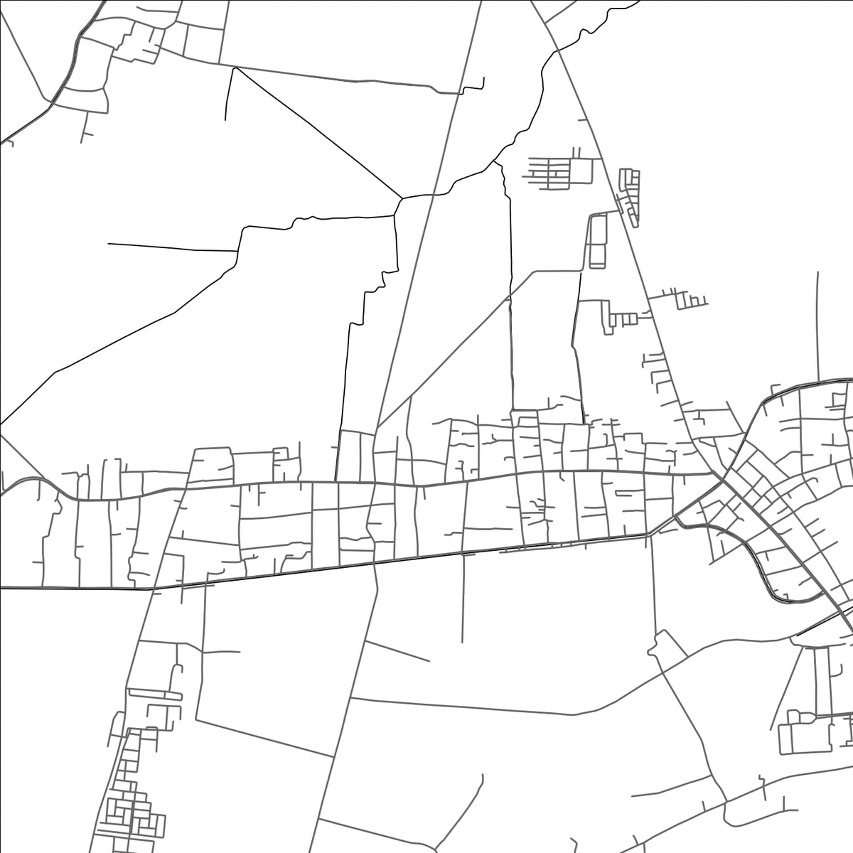 ROAD MAP OF KARANGAMPEL, INDONESIA BY MAPBAKES