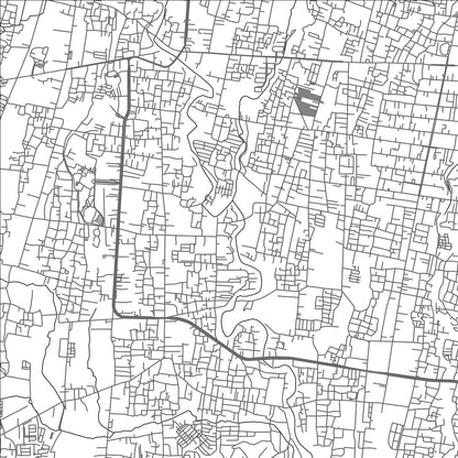 ROAD MAP OF KASIHAN, INDONESIA BY MAPBAKES