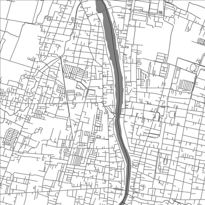 ROAD MAP OF KEDIRI, INDONESIA BY MAPBAKES