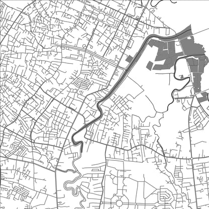 ROAD MAP OF KENDARI, INDONESIA BY MAPBAKES