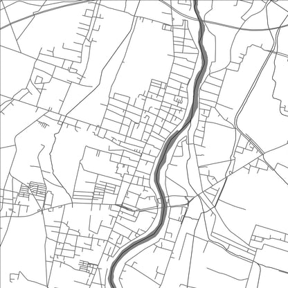 ROAD MAP OF KERTOSONO, INDONESIA BY MAPBAKES