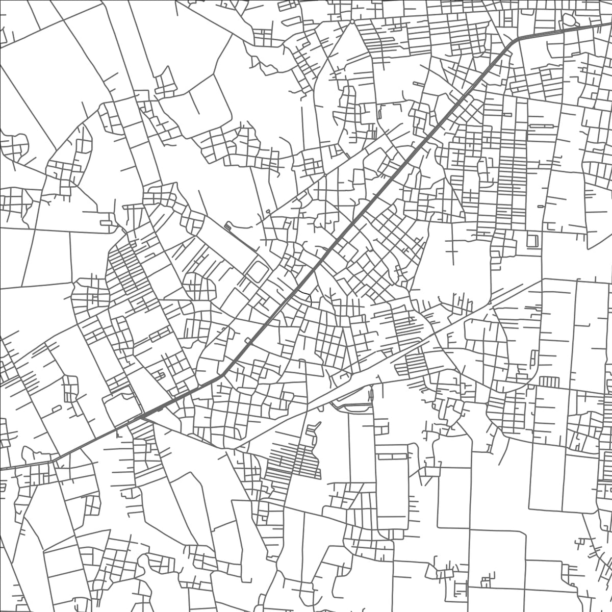 ROAD MAP OF KLATEN, INDONESIA BY MAPBAKES