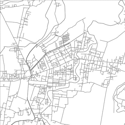 ROAD MAP OF KUTOARJO, INDONESIA BY MAPBAKES
