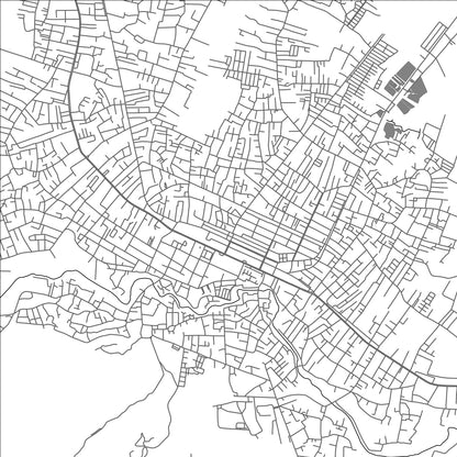 ROAD MAP OF LANGSA, INDONESIA BY MAPBAKES