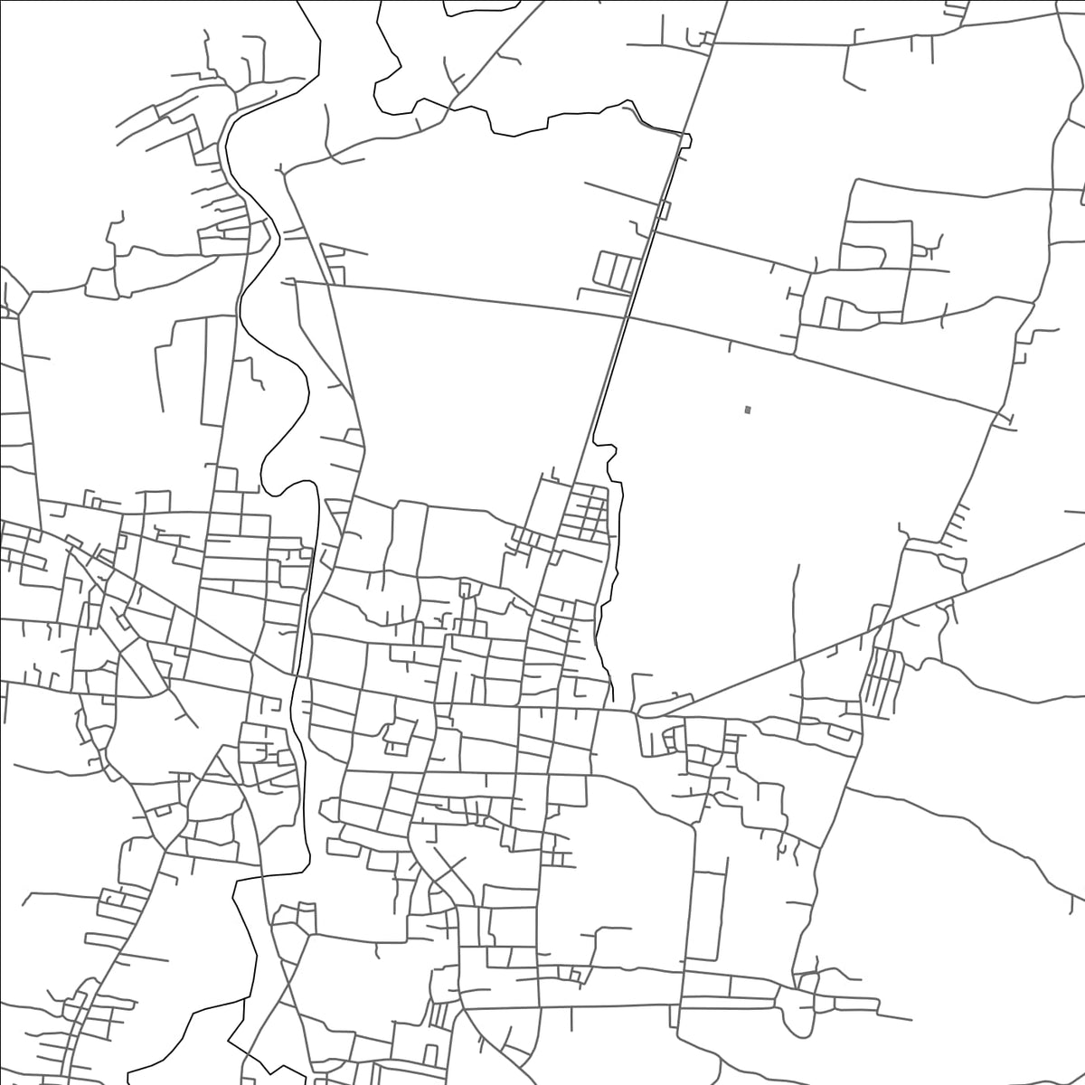 ROAD MAP OF LASEM, INDONESIA BY MAPBAKES