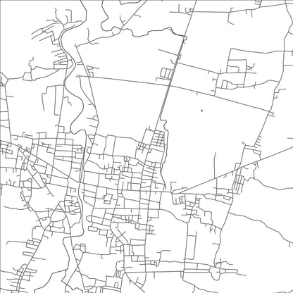 ROAD MAP OF LASEM, INDONESIA BY MAPBAKES