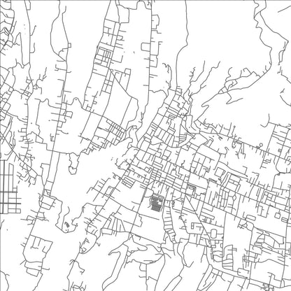 ROAD MAP OF LEMBANG, INDONESIA BY MAPBAKES