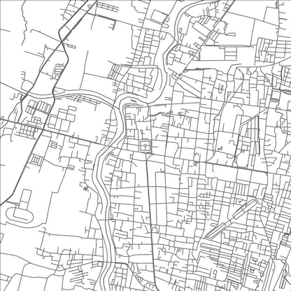 ROAD MAP OF MADIUN, INDONESIA BY MAPBAKES