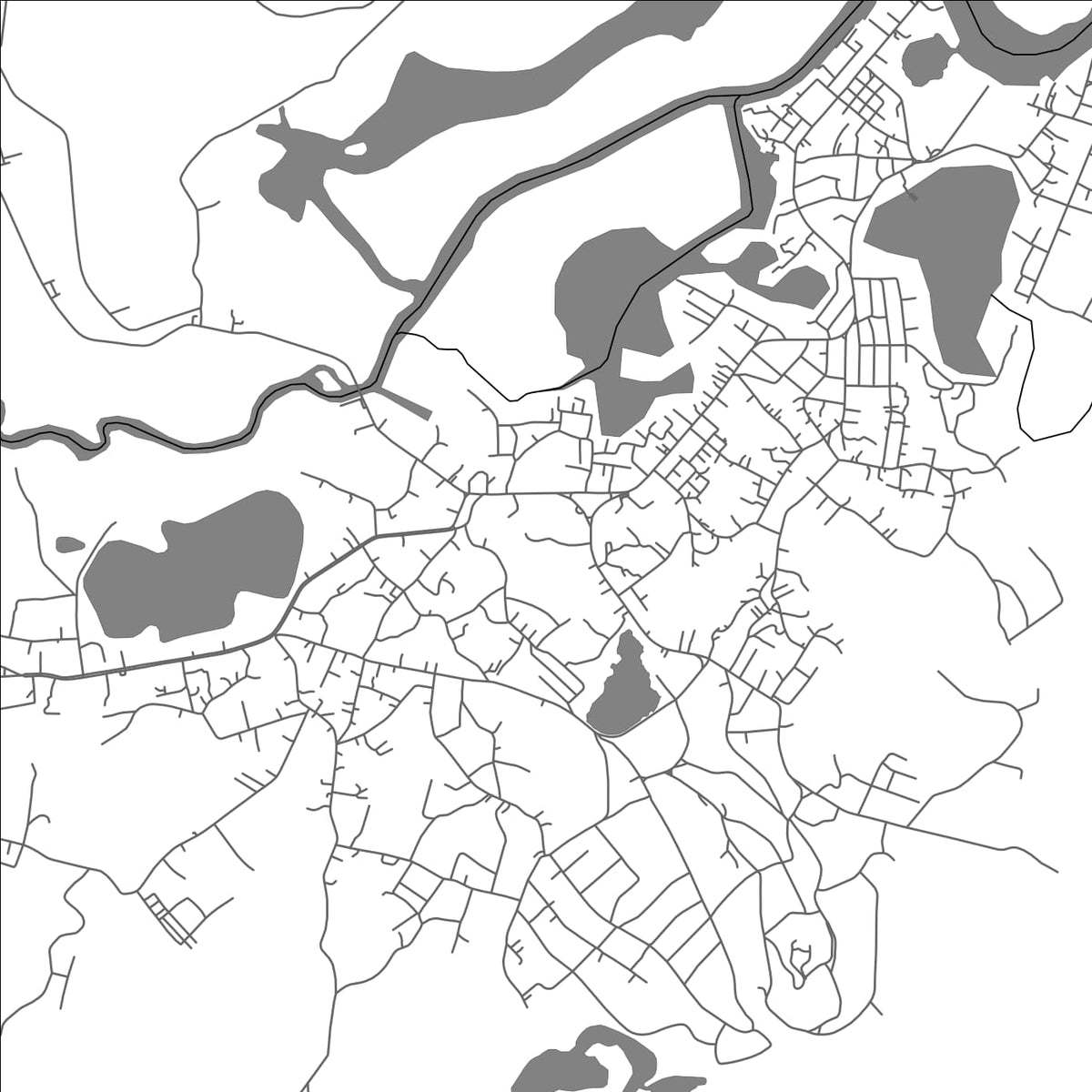 ROAD MAP OF MANGGAR, INDONESIA BY MAPBAKES