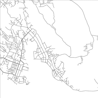 ROAD MAP OF MANOKWARI, INDONESIA BY MAPBAKES