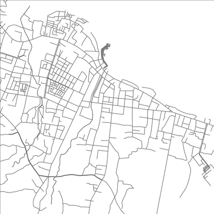 ROAD MAP OF MAUMERE, INDONESIA BY MAPBAKES