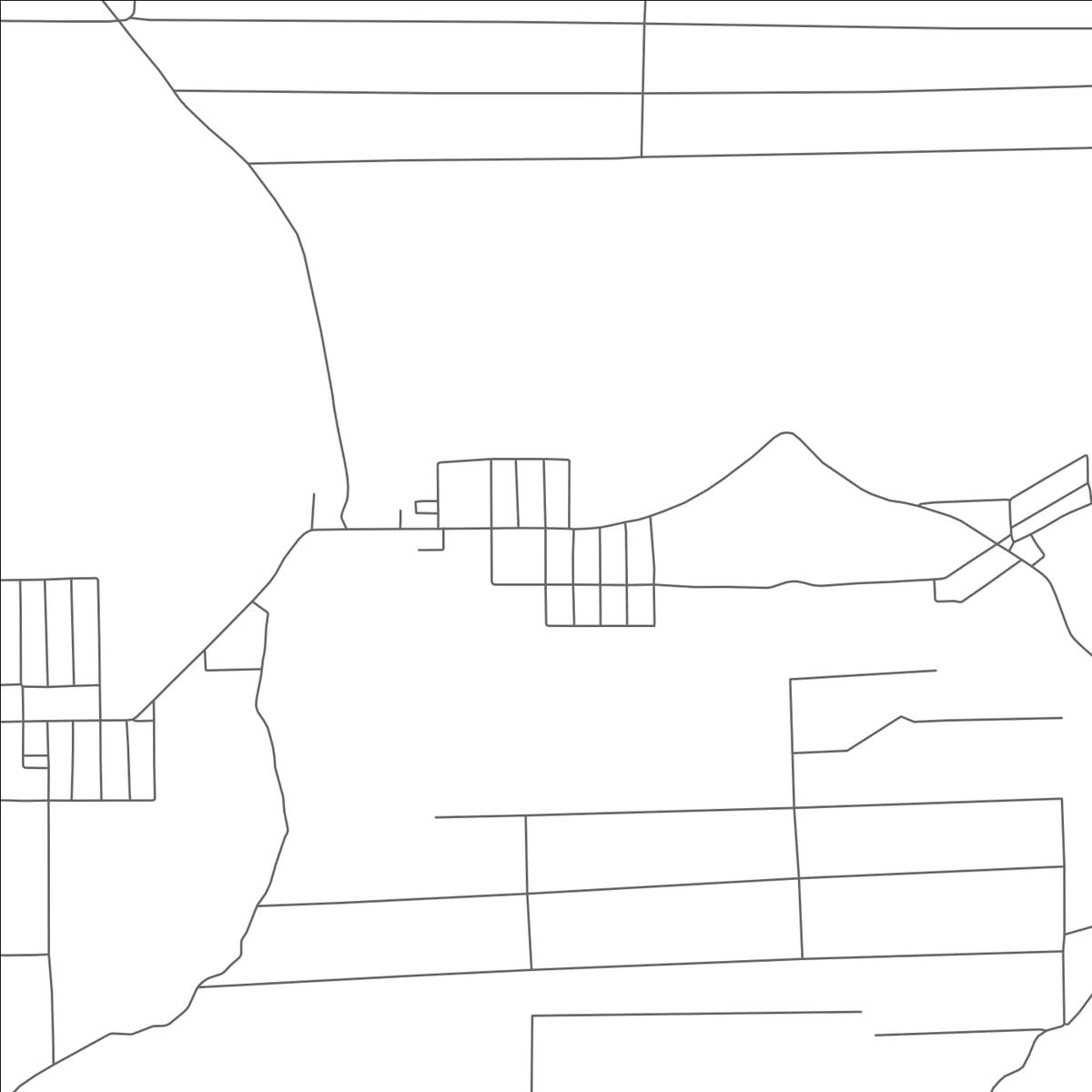 ROAD MAP OF MENDAHA, INDONESIA BY MAPBAKES