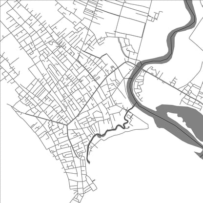ROAD MAP OF MEULABOH, INDONESIA BY MAPBAKES