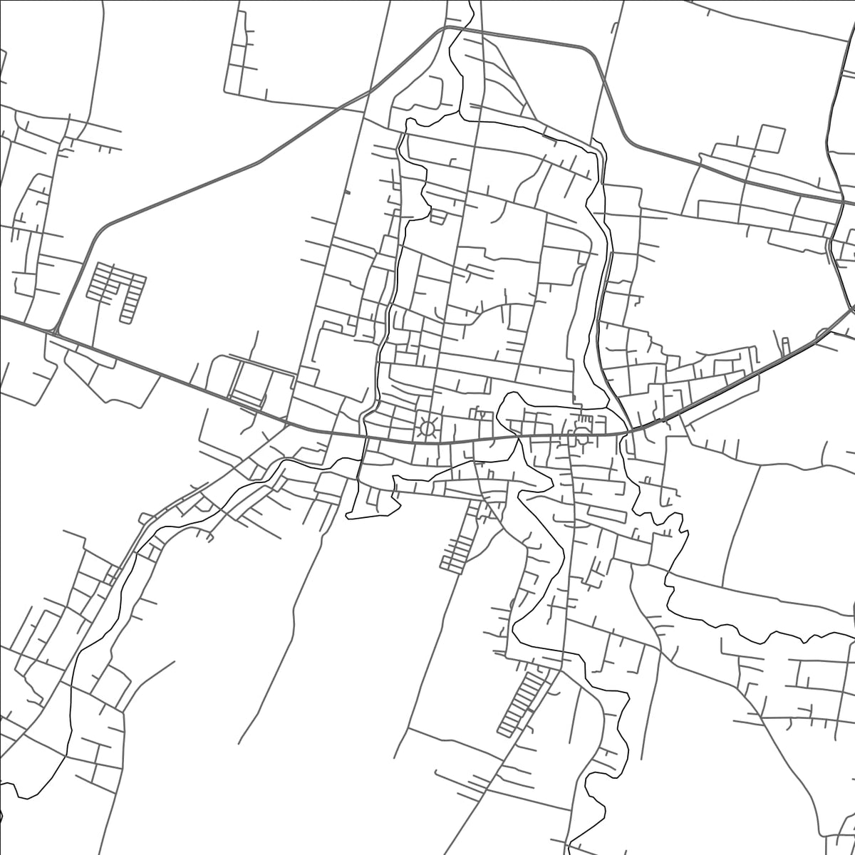 ROAD MAP OF MOJOAGUNG, INDONESIA BY MAPBAKES