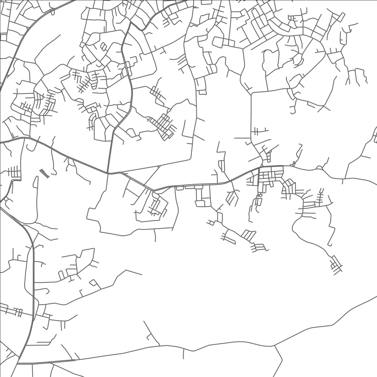 ROAD MAP OF MUARA BUNGO, INDONESIA BY MAPBAKES