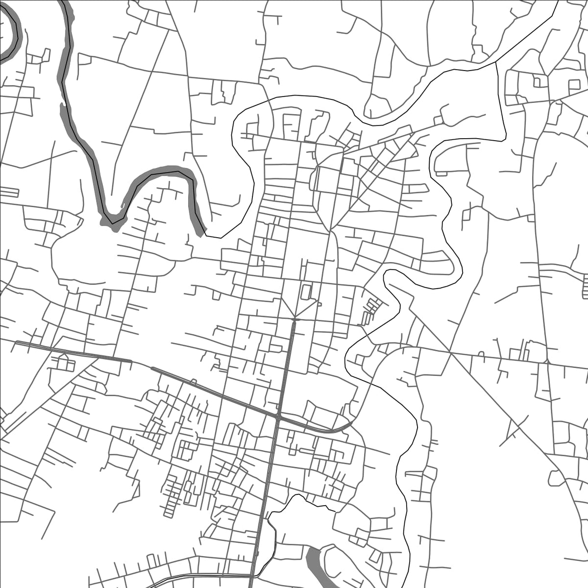 ROAD MAP OF NGAWI, INDONESIA BY MAPBAKES