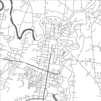 ROAD MAP OF NGAWI, INDONESIA BY MAPBAKES