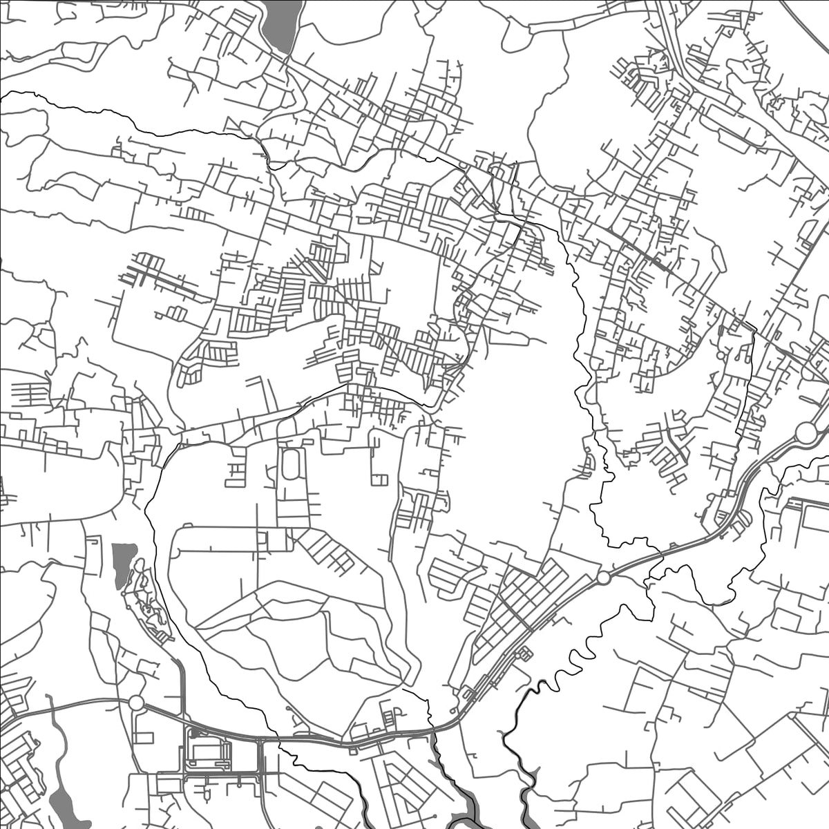 ROAD MAP OF PADALARANG, INDONESIA BY MAPBAKES