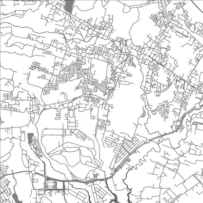 ROAD MAP OF PADALARANG, INDONESIA BY MAPBAKES