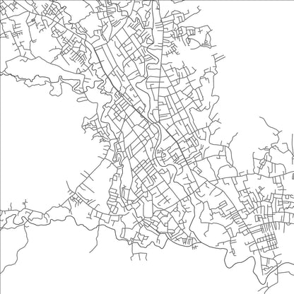 ROAD MAP OF PADANGSIDEMPUAN, INDONESIA BY MAPBAKES