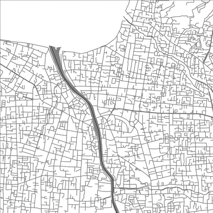 ROAD MAP OF PALU, INDONESIA BY MAPBAKES