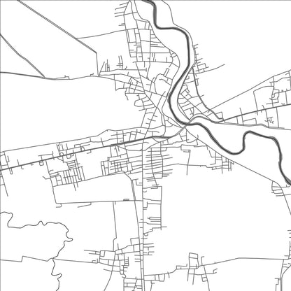 ROAD MAP OF PAMANUKAN, INDONESIA BY MAPBAKES