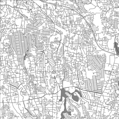 ROAD MAP OF PAMULANG, INDONESIA BY MAPBAKES
