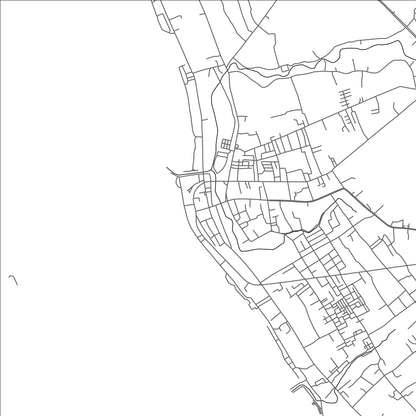 ROAD MAP OF PARIAMAN, INDONESIA BY MAPBAKES